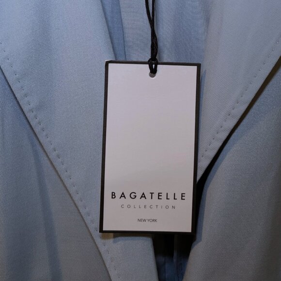 NWT Bagatelle Sleeveless Blazer Vest Light Blue Women's XL Longline - Picture 3 of 8